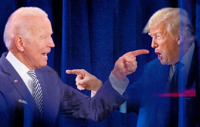 Trump debates Biden